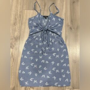 Lovely Day Sky Blue Mini Dress Size XS